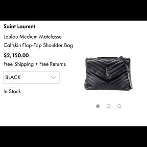 YSL shoulder bag